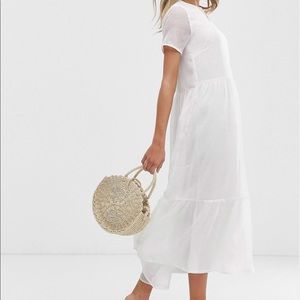 ASOS- textured smock maxi dress